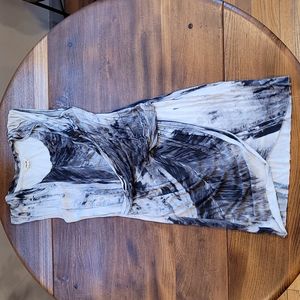 Helmut Lang Draped Dress Sz M